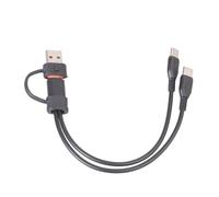 Hkfgdjdl 2 en 1 USB C Splitter Adaptateur de Charge Type C + USB vers Double USB C Port Power Split Adaptateur pour