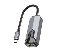 Hkfgdjdl Adaptateur Ethernet 2,5 Gbit/s Type C/USB vers RJ45 Connexion directe Gigabit Networking pour ordinateur portable PC Accessoires