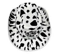 Hkfgdjdl Adorable chapeau western imprimé vache strass pour accessoires photo vintage doux fête usage quotidien