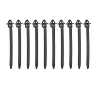 Hkfgdjdl Attaches de câble détachables en nylon pour la gestion des fils automobiles, attaches noires robustes de 80 mm de long