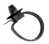 Hkfgdjdl Attaches de câble détachables en nylon pour la gestion des fils automobiles, attaches noires robustes de 80 mm de long