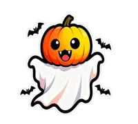 Hkfgdjdl Autocollants imperméables pour voiture en forme de citrouille d'Halloween au design unique pour décoration extérieure de véhicule et moto