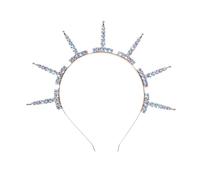 Hkfgdjdl Bandeaux de fête, couronne en strass brillants pour mariée, couronnes de mariage, serre-tête à pointes - Accessoires de fête décoratifs