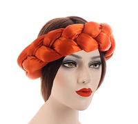 Hkfgdjdl Bandeaux tressés, bandeaux tressés, unisexe, bandeau élégant en polyester, accessoire pour cheveux pour femme