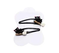 Hkfgdjdl Barrettes à cheveux d'Halloween décontractées citrouille douce chapeau de sorcière pince plate épingle à cheveux breloque citrouille