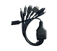 Hkfgdjdl Câble de charge, cordon de charge multi-appareils USB de type C pour consoles de jeux 6 en 1
