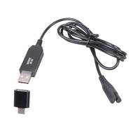 Hkfgdjdl Câble de charge USB de type C pour hydropulseur sans fil de rechange 3 V 100 mA 1,2 m avec double entrée compatible