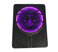 Hkfgdjdl Caisson de basses actif sous le siège pour voitures, motos, maisons avec amplificateur intégré et sortie de basses, installation facile