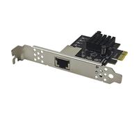 Hkfgdjdl Carte réseau 10 Gigabit Ethernet PCIE4.0 1 x 10 Go RTL8127AT Puce Gigabit Ethernet PCIE Adaptateur 10000 Mbps pour PC