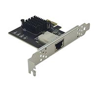 Hkfgdjdl Carte réseau 10 Gigabit Ethernet PCIE4.0 1 x 10 Go RTL8127AT Puce Gigabit Ethernet PCIE Adaptateur 10000 Mbps pour PC