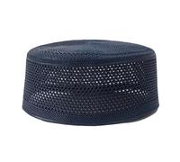 Hkfgdjdl Chapeau de fête, turban en coton tricoté pour homme, chapeau de prière Kufi respirant, chapeau de prière Ramazan Hijabs casquettes arabe chapeau tête de mort