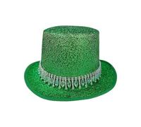 Hkfgdjdl Chapeau de magicien pour homme et femme avec ceinture en strass - Chapeau haut pour cosplay - Costume adulte - Fête à thème - Scène