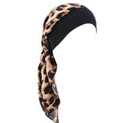 Hkfgdjdl Chapeau d'écharpe, turban vintage pour femme avec élastique large bande imprimée, chapeau hijab bandana pour perte de cheveux, chapeau pastoral