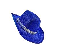 Hkfgdjdl Chapeau haut de forme à paillettes scintillantes pour femmes et hommes, festivals, événements, rassemblements, cosplay, accessoires de spectacle de scène