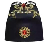 Hkfgdjdl Chapeau traditionnel chinois officiel vintage en tissu non tissé respirant pour les événements historiques