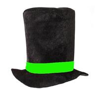 Hkfgdjdl Élégant chapeau de bonhomme de neige d'hiver avec accent accessoire de fête de Noël pour homme festival vacances chapeau haut de forme pour événement