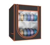 Hkfgdjdl Enha Lot de 12 boîtes de rangement double couche pour imprimante 3D Filament étanche Capacité 12 rouleaux