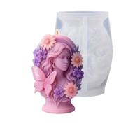 Hkfgdjdl Ensemble de moules en silicone pour bougies artisanales en forme de papillon