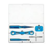 Hkfgdjdl Ensemble d'outils d'entretien professionnel en alliage d'aluminium pour moulinets de pêche et moulinet rond