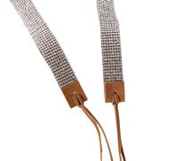 Hkfgdjdl Fedoras Bandeaux de remplacement faits à la main avec strass pour chapeaux Fedoras Panama en paille et feutre