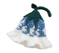 Hkfgdjdl Joli chapeau tricoté en forme de citrouille pour Halloween, fête, activités de plein air, accessoires de costume amusants