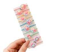 Hkfgdjdl Lot de 10 élastiques à cheveux extensibles doux pour femme et petite fille - Pour usage quotidien