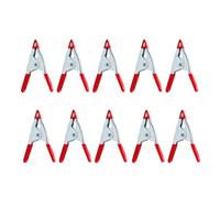 Hkfgdjdl Lot de 10 pinces à ressort en nylon pour le travail du bois avec manchon de protection et haute adhérence