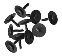 Hkfgdjdl Lot de 10 protections de protection contre les éclaboussures - Boulons en métal - Vis de fixation automobile pour automobile