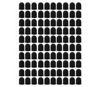 Hkfgdjdl Lot de 100 embouts de rechange en silicone pour stylets capacitifs universels compatibles écrans tactiles Design souple
