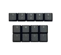 Hkfgdjdl Lot de 13 touches antidérapantes en fibres de carbone pour touches de clavier TKL G915/G813/G815/G913