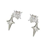 Hkfgdjdl Lot de 2 clips d'oreille élégants en forme d'étoile pour écouteurs Freeclip 1 ou 2 à clipser sur oreilles non percées