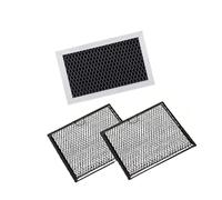 Hkfgdjdl Lot de 2 écrans de graisse résistants pour micro-ondes fabriqués sur certains modèles pour éliminer les odeurs de cuisson et l'huile