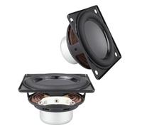 Hkfgdjdl Lot de 2 haut-parleurs puissants de 57 mm avec aimants intérieurs 4 Ohm 12 W avec basses pour haut-parleur auditif
