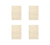 Hkfgdjdl Lot de 4 sacs à linge en maille de coton épais respirant pour pull, sous-vêtements avec fermetures éclair renforcées