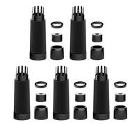 Hkfgdjdl Lot de 5 coupleurs RJ45 PA66 pour réseaux Ethernets, connecteurs droits et rallonges de câbles