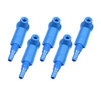 Hkfgdjdl Lot de 5 kits de purge de liquide de frein avec adaptateur automatique adapté pour un remplacement efficace du liquide de frein avec design étanche
