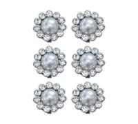 Hkfgdjdl Lot de 6 boutons de manchette décoratifs en strass pour chemise, veste, robe, vêtements