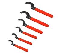 Hkfgdjdl Lot de 6 clés à crochet avec tête épaisse et fonction antidérapante adaptée pour le couvercle de compteur et l'écrou rond