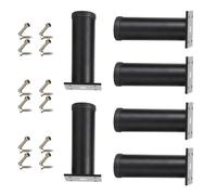 Hkfgdjdl Lot de 6 rehausseurs de cadre de lit modernes en aluminium robustes et réglables pour l'organisation sous le lit