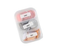 Hkfgdjdl Lot de 60 coussinets exfoliants colorés en acier inoxydable pour enlever les peaux mortes à la maison Changement rapide