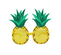 Hkfgdjdl Lunettes de soleil en forme d'ananas - Protection solaire - Monture en polycarbonate - Accessoire de carnaval - Pour plage, piscine, fête, activités de plein air