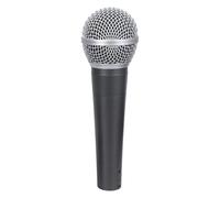 Hkfgdjdl Microphone vocal dynamique avec interrupteurs d'alimentation et filtre pour un son clair