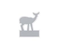 Hkfgdjdl Moule en résine en forme d'élan debout en forme de sapin de Noël pour bougie de bureau - Moule en silicone pour décoration de vacances et travaux manuels