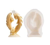 Hkfgdjdl Moule en silicone de qualité alimentaire pour bougie parfumée