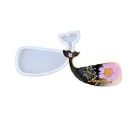 Hkfgdjdl Moule flexible en silicone pour broche, porte-clés, pendentif, bijoux, savon, forme réutilisable