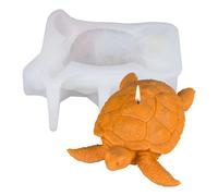 Hkfgdjdl Moules en silicone en forme de tortue en forme de tortue pour bougie, savon, résine époxy, moules en silicone en forme de tortue pour décoration de gypse
