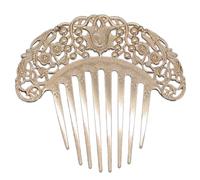 Hkfgdjdl Peigne décoratif en forme d'épingle à cheveux chinoise élégante pour femme avec sculptures accentuées Accessoire de cheveux en métal
