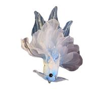 Hkfgdjdl Pince à chapeau, poisson élégant, rétro, pince à cheveux en forme de poisson, pince à cheveux créative fantaisie, barrettes, balletcore
