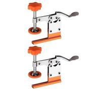 Hkfgdjdl Pince de fixation en aluminium de type lourd pour le travail du bois, installation pratique, fixation à clip de positionnement épais
