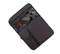 Hkfgdjdl Planificateur de voyage extensible pour bagages avec 3 pochettes 16 pouces compartiment ordinateur portable sangle modifiable polyamide permanent C